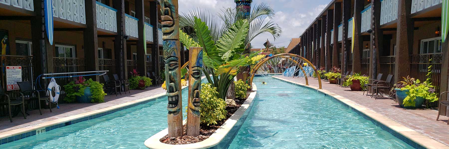 wakulla falls kids on water slides